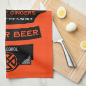 gemberbierbrouwer theedoek (Quarter Fold)