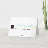 Gemberbrood - Wenskaart Feestdagen Kaart (Achterkant)