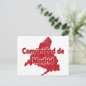 Gemeenschap Madrid Briefkaart (Staand voorkant)