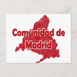 Gemeenschap Madrid Briefkaart