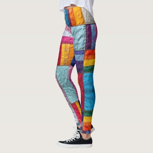 Gemeenschap Quilt van Eenheid en Diversiteit Leggings (Links)