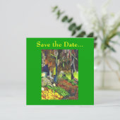 Gemeenschappelijke draden van menselijke interacti save the date (Staand voorkant)