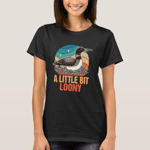 Gemeenschappelijke Loon Vogelliefhebber Vogel Kijk T-shirt