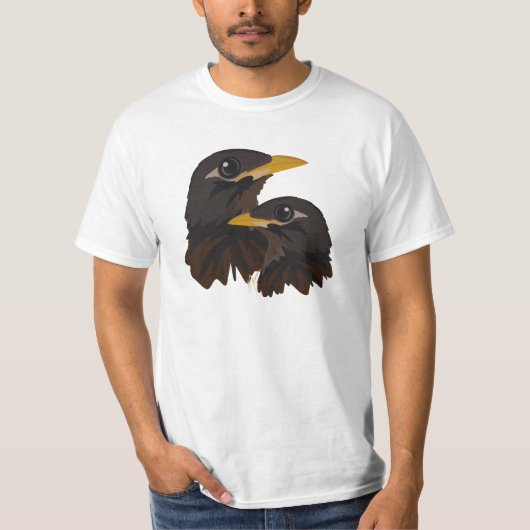 Gemeenschappelijke Mina Vogels T-shirt (Voorkant)