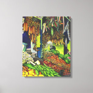 Gemeenschappelijke Threads van menselijke interact Canvas Afdruk