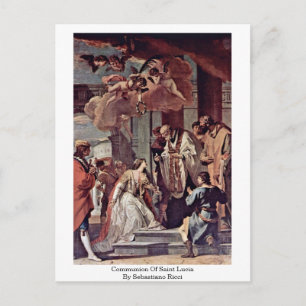 gemeente Saint Lucia door Sebastiano Ricci Briefkaart