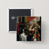 gemeente St. Teresa van Avila c.1670 Vierkante Button 5,1 Cm (Voorkant /achterkant)