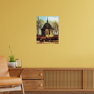 Gemeente verlaat hervormde kerk poster