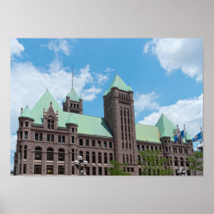 gemeentehuis van Minneapolis Poster