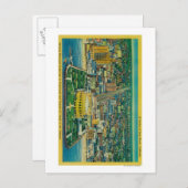 Gemeentelijke Auditorium op strand Briefkaart (Voorkant / Achterkant)