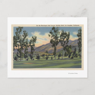 Gemeentelijke Golfcursus in Griffith Park Briefkaart