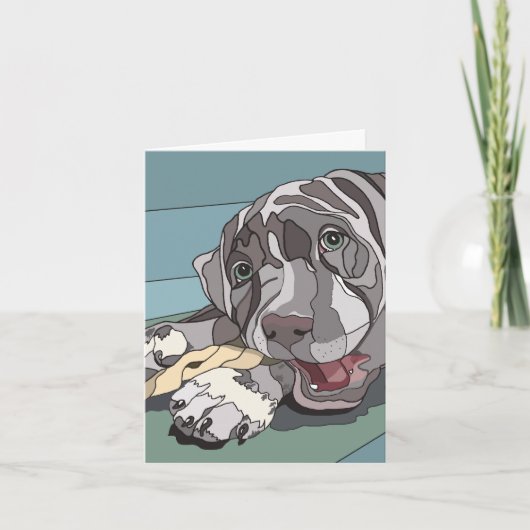 Gemelde briefkaart (Voorkant)