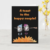 Gemelde Marshmallows Kaart (Gele Bloem)