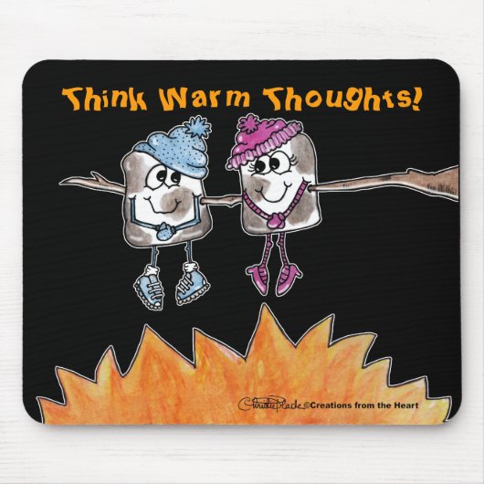 Gemelde Marshmallows Muismat (Voorkant)