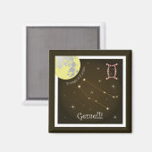 Gemelli 21 maggio al 21 giugno Magnet (Recto/Verso)