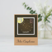 Gemelli 21 maggio al 21 giugno Postkarte Briefkaart (Staand voorkant)