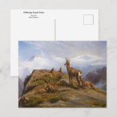 Gememoreerd door Rosa Bonheur Briefkaart (Voorkant / Achterkant)