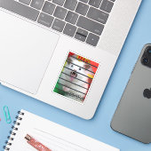 Gemene Hamster Sticker (Laptop met iPhone)