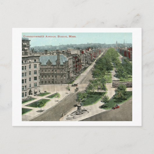 Gemenebest Ave, Boston Briefkaart (Voorkant)