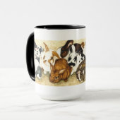 Gemengd Bedrijf - Baby Rabbits Coffee-Mok Mok (Voorkant links)