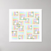 gemengd doolhof canvas afdruk (Voorkant)