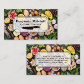 gemengd fruit en groenten visitekaartje (Voorkant / Achterkant)