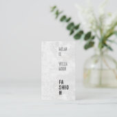 Gemengd lettertype | Creatieve lay-out Visitekaartje (Staand voorkant)