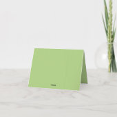 Gemengd Loof Bedankkaart (Achterkant)