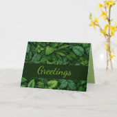 Gemengd Loof Kaart (Gele Bloem)