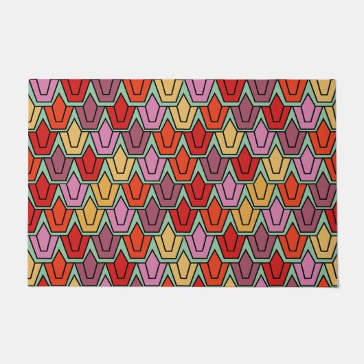 Gemengd Tulpveld Deurmat (Voorkant)