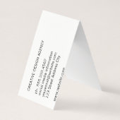 Gemengd type | Modern Visitekaartjes (Achterkant)