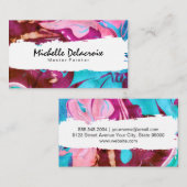 Gemengd verf | Vibrant II Visitekaartje (Voorkant / Achterkant)