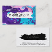 Gemengd verf | Vibrant Visitekaartje (Voorkant / Achterkant)