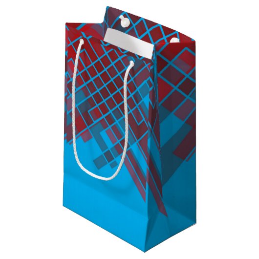 Gemengd warm patroon klein cadeauzakje (Voorkant Gekanteld)