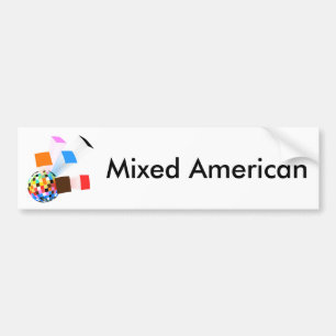 Gemengde Amerikaanse levens Bumpersticker