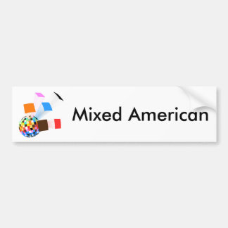Gemengde Amerikaanse levens Bumpersticker