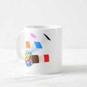 Gemengde Amerikaanse levens Koffiemok (Voorkant links)