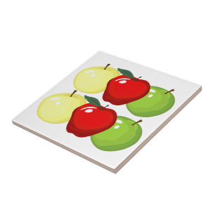 Gemengde Apple Kitchen Tile Tegeltje