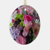 Gemengde bloem keramisch ornament (Rechts)