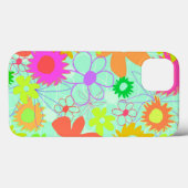 Gemengde bloemen Case-Mate iPhone case (Achterkant (horizontaal))