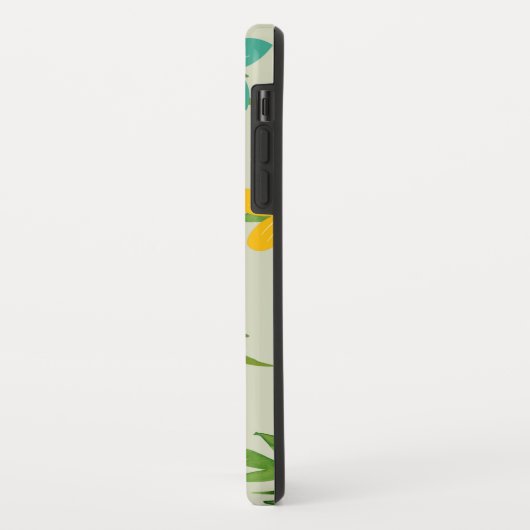  gemengde bloemen en bladeren Case-Mate iPhone case (Achterkant/links)