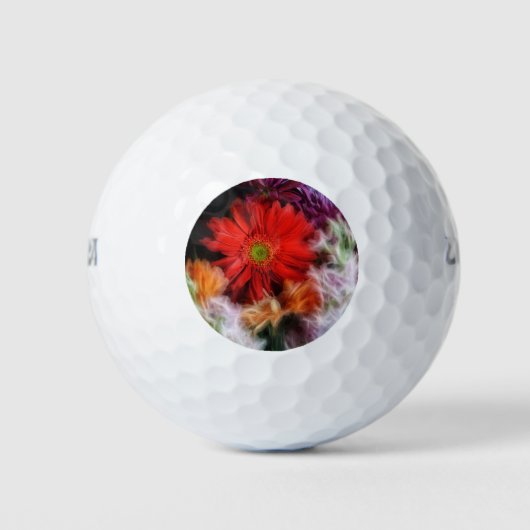 Gemengde bloemen golfballen (Voorkant)