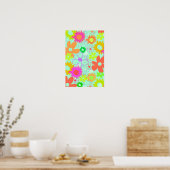 Gemengde bloemen poster (Keuken)