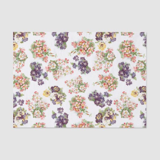   gemengde bloemen tissuepapier (Voorkant)