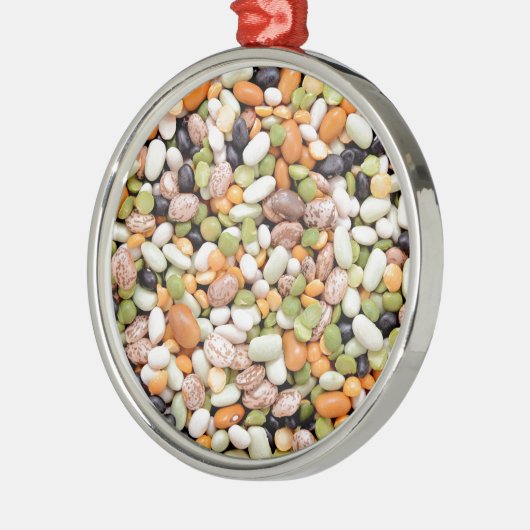 Gemengde bonen metalen ornament (Links)