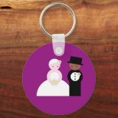 Gemengde bruiloft sleutelhanger (Voorkant)