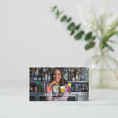 Gemengde cocktailDrinken | Mixology Bartender Visitekaartje (Staand voorkant)