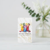 Gemengde cocktails / Barkeeper / Restaurant Visitekaartje (Staand voorkant)