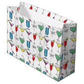Gemengde Drink Cocktail Gift Bag Groot Cadeauzakje (Voorkant Gekanteld)