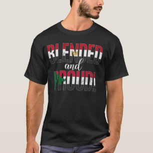gemengde en trotse nationaliteit half-egyptische h t-shirt